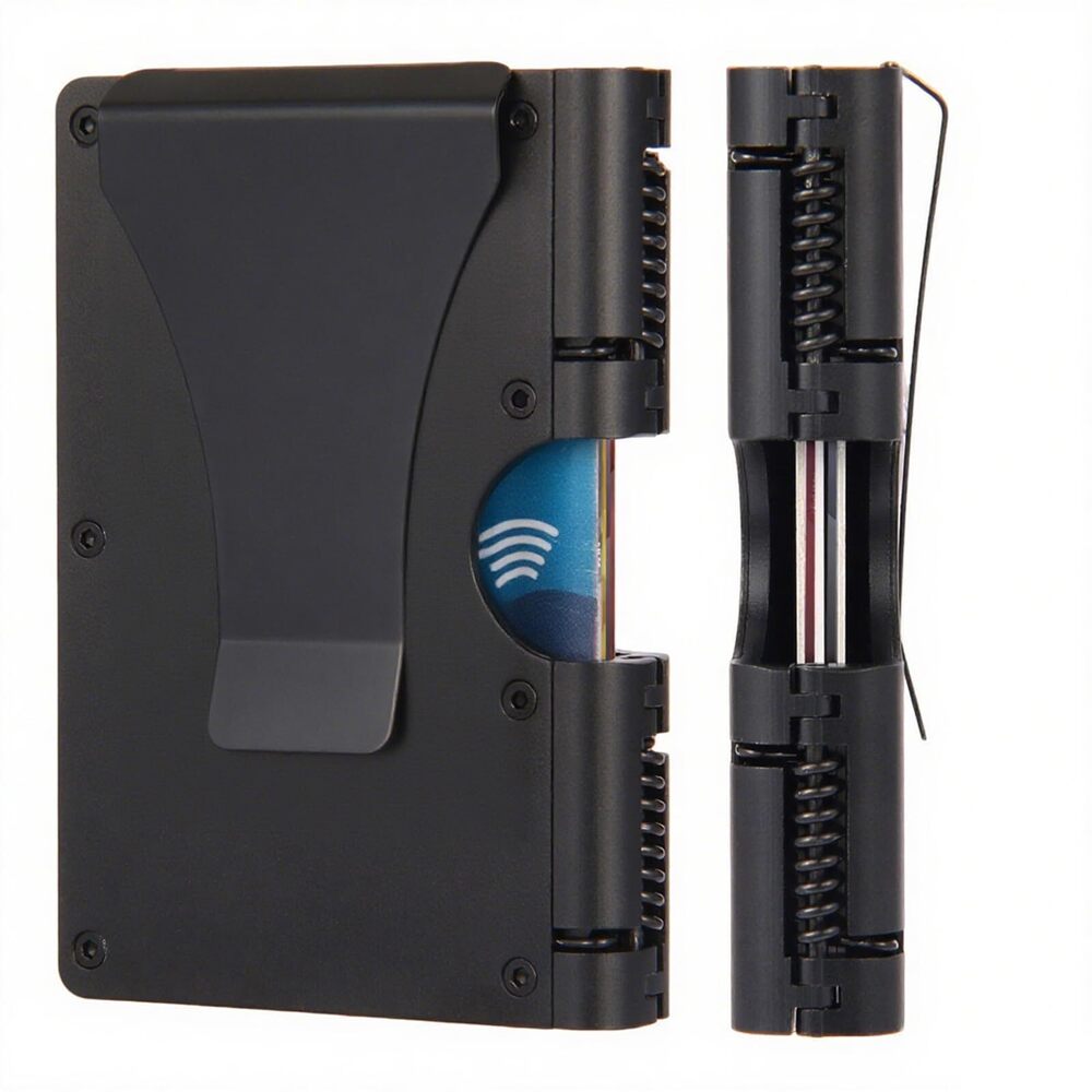 8330 Slim RFID Blocking Metal Wallet - Aluminum Card Holder Wallet